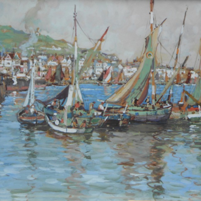 The Fishing Fleet, Honfleur