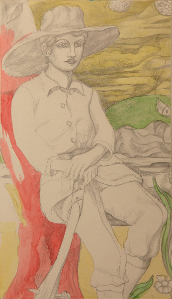 Study for Russian Red, 1913