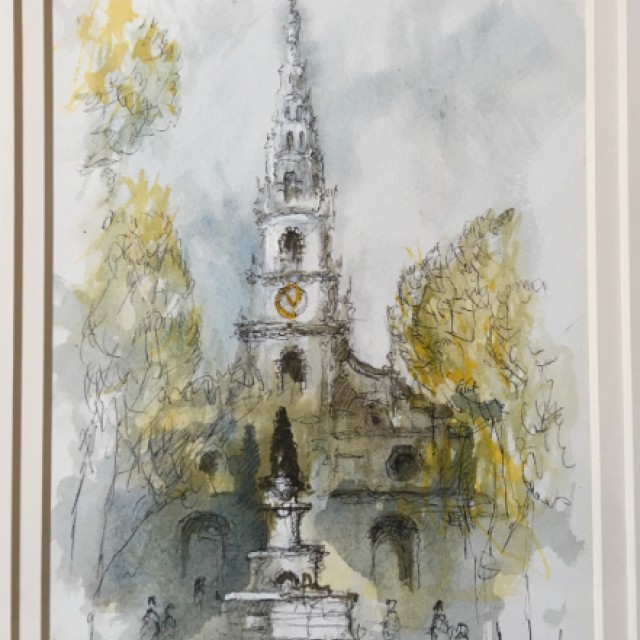 Church & Fountain 1982 (£350)