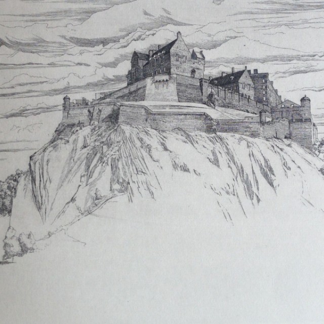 Edinburgh Castle from the west