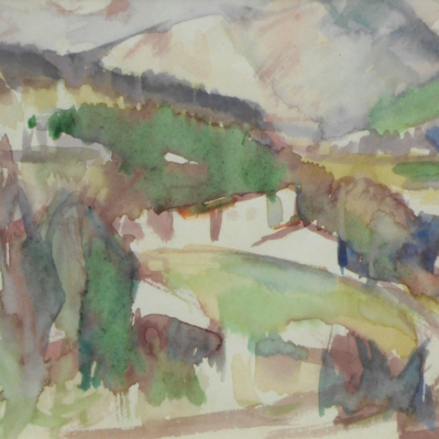 Landscape with Trees, Thorenc, 1927