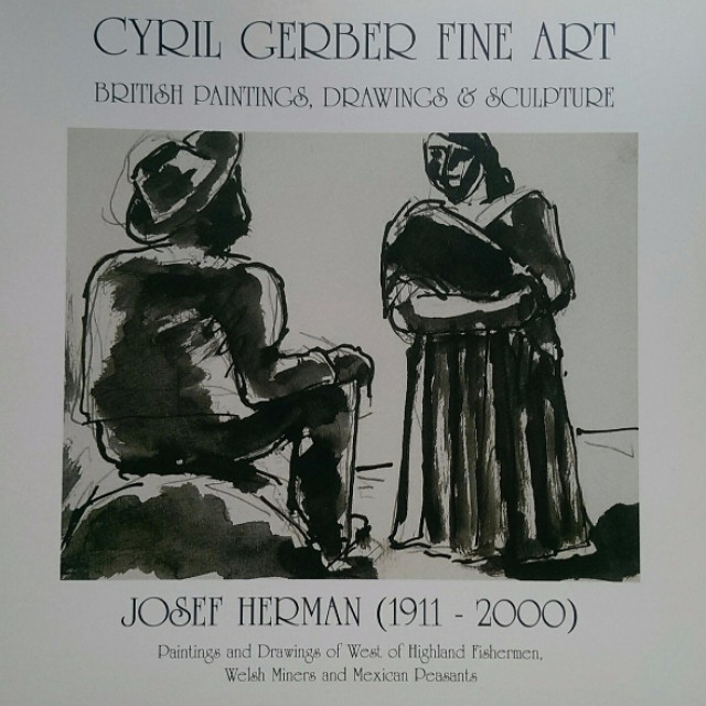 Josef Herman, Paintings & Drawings of West of Highland Fishermen, Welsh Miners and Mexican Peasants