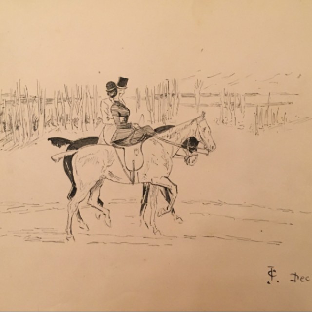 Two Riders, December 1906