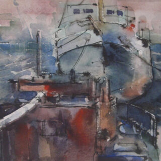Boats in a harbour