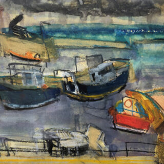 Boats in a harbour
