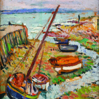 Boat in a harbour