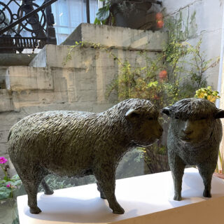 sheep sculptures