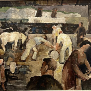dock yard scene
