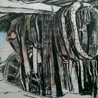 a harness in a stable