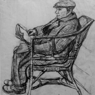 man in a chair